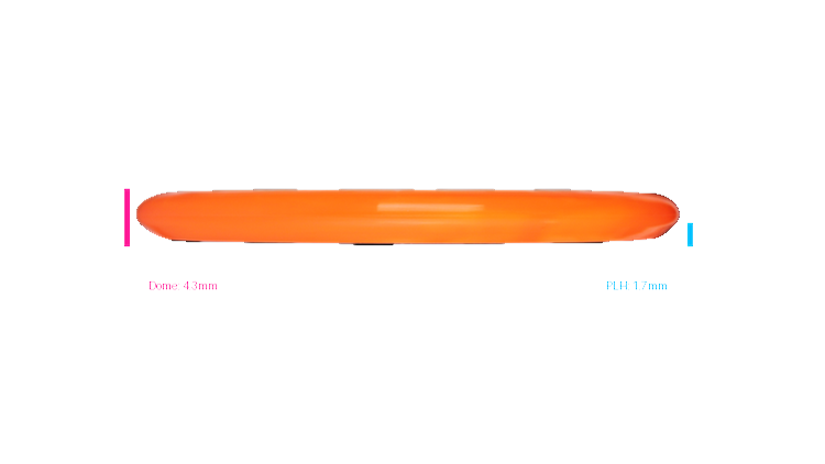 Discmania Cosmic Fury 3 - Kyle Klein Signature Series Glow Horizon C-Line Logic Putter Profile View