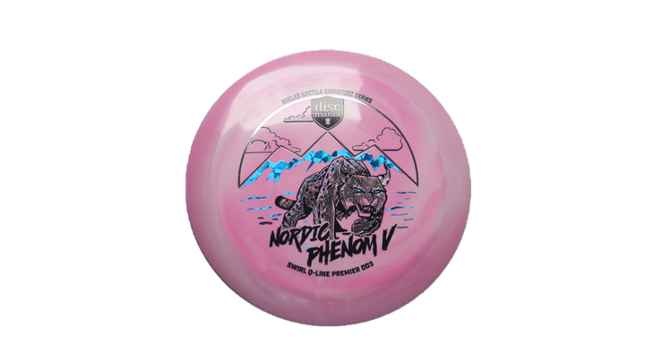 Discmania Nordic Phenom 5 - Niklas Anttila Signature Series Swirl Q-Line Premier  DD3 Distance Driver Front View