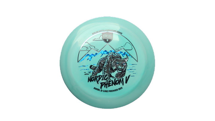 Discmania Nordic Phenom 5 - Niklas Anttila Signature Series Swirl Q-Line Premier  DD3 Distance Driver Front View