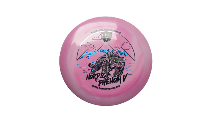 Discmania Nordic Phenom 5 - Niklas Anttila Signature Series Swirl Q-Line Premier  DD3 Distance Driver Front View