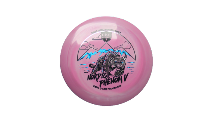 Discmania Nordic Phenom 5 - Niklas Anttila Signature Series Swirl Q-Line Premier  DD3 Distance Driver Front View