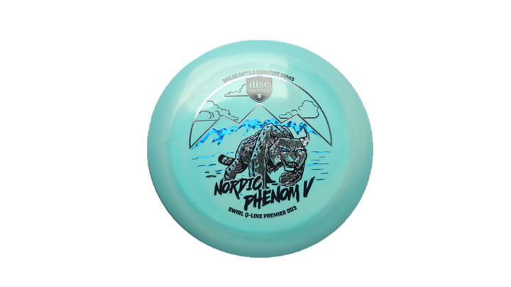 Discmania Nordic Phenom 5 - Niklas Anttila Signature Series Swirl Q-Line Premier  DD3 Distance Driver Front View