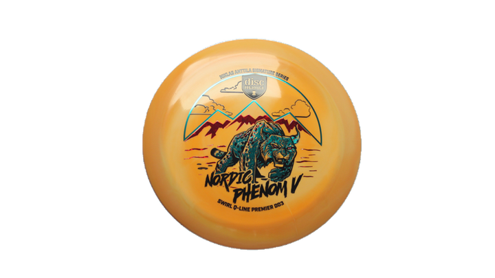 Discmania Nordic Phenom 5 - Niklas Anttila Signature Series Swirl Q-Line Premier  DD3 Distance Driver Front View