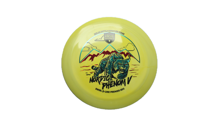 Discmania Nordic Phenom 5 - Niklas Anttila Signature Series Swirl Q-Line Premier  DD3 Distance Driver Front View