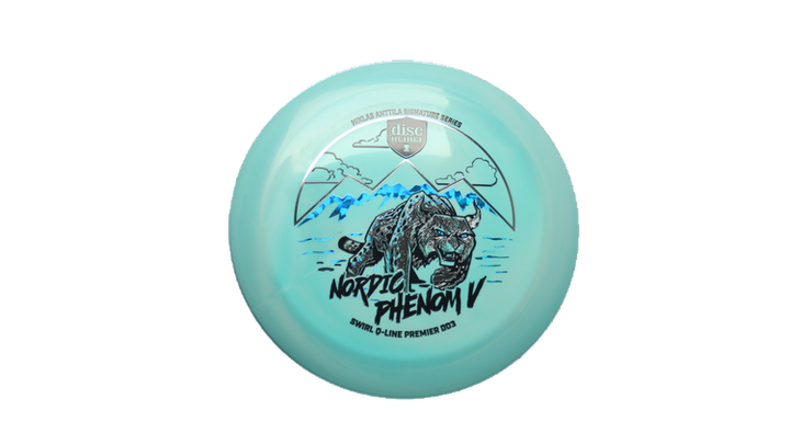 Discmania Nordic Phenom 5 - Niklas Anttila Signature Series Swirl Q-Line Premier  DD3 Distance Driver Front View