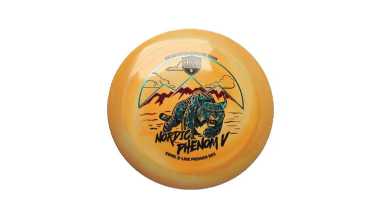 Discmania Nordic Phenom 5 - Niklas Anttila Signature Series Swirl Q-Line Premier  DD3 Distance Driver Front View