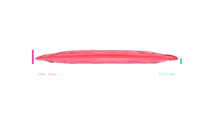 Discmania Premier Q-Line DD3 Distance Driver Profile View