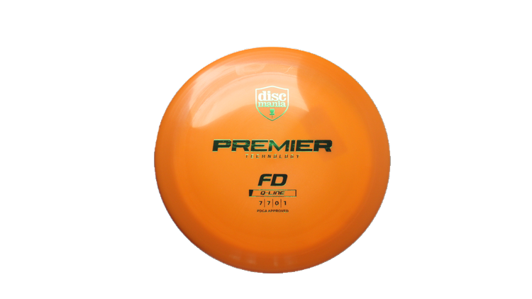 Discmania Premier Q-Line FD Fairway Driver Front View