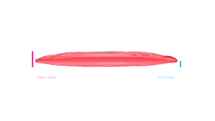 Discmania Premier Q-Line DD1 Distance Driver Profile View