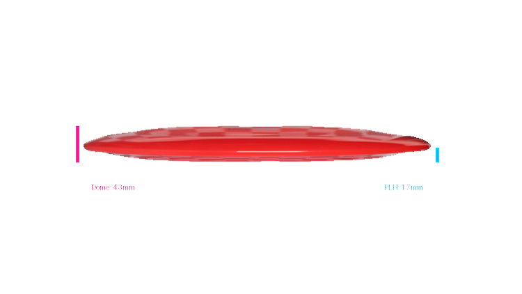 Discmania Premier Q-Line DD3 Distance Driver Profile View