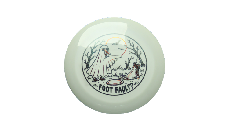 Innova 2026 Halloween Foot Fault Star Bottom Stamped Destroyer Distance Driver Front View