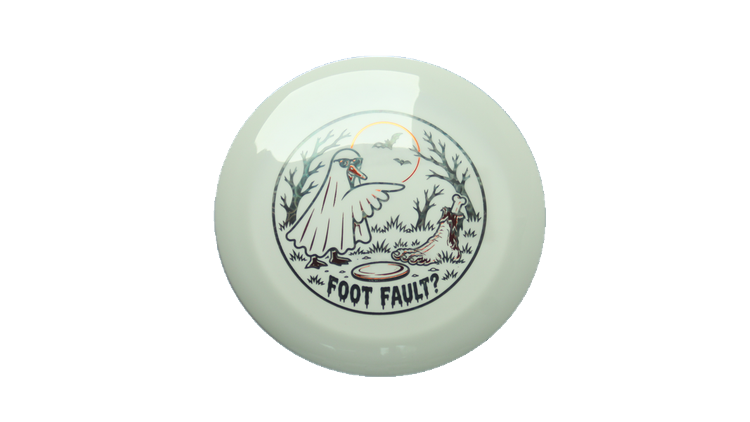 Innova 2026 Halloween Foot Fault Star Bottom Stamped Destroyer Distance Driver Front View