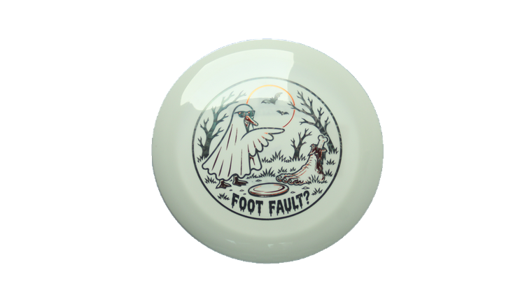 Innova 2026 Halloween Foot Fault Star Bottom Stamped Destroyer Distance Driver Front View
