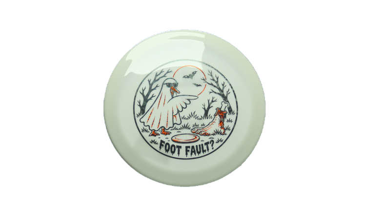 Innova 2026 Halloween Foot Fault Star Bottom Stamped Firebird Fairway Driver Front View