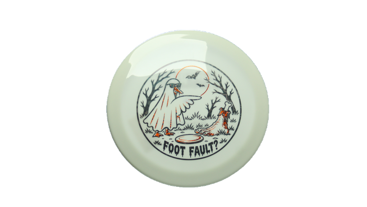 Innova 2026 Halloween Foot Fault Star Bottom Stamped Firebird Fairway Driver Front View