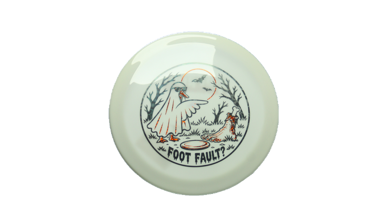 Innova 2026 Halloween Foot Fault Star Bottom Stamped Firebird Fairway Driver Front View