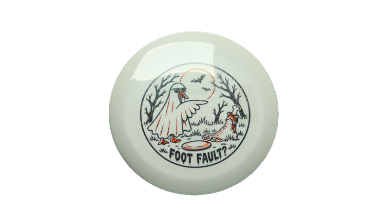 Innova 2026 Halloween Foot Fault Star Bottom Stamped Roadrunner Fairway Driver Front View