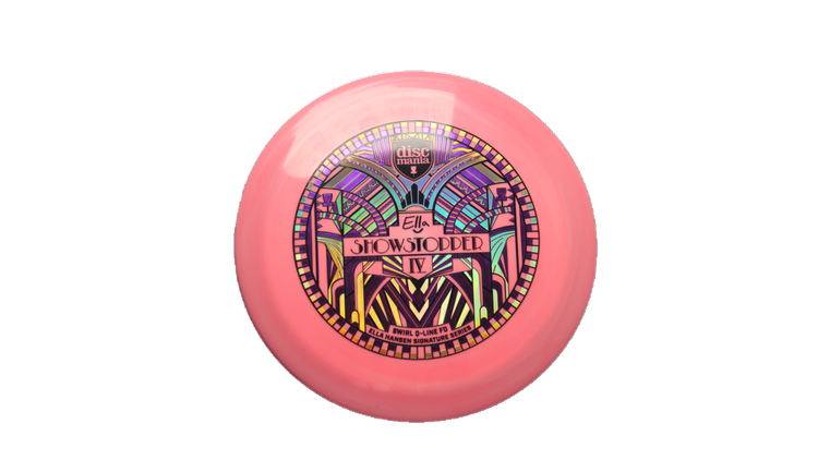 Discmania 2026 Show Stopper 4 - Ella Hansen Signature Series Swirl Q-Line Premier FD Fairway Driver Front View