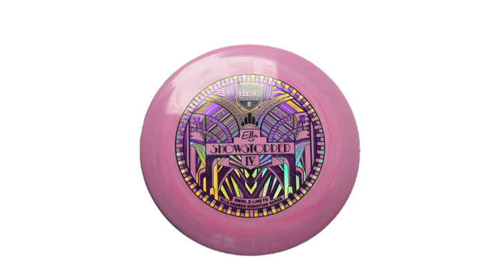Discmania 2026 Show Stopper 4 - Ella Hansen Signature Series Swirl Q-Line Premier FD Fairway Driver Front View