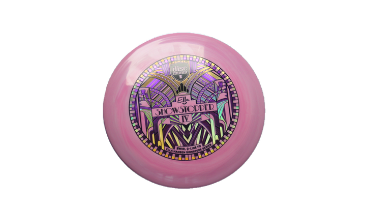 Discmania 2026 Show Stopper 4 - Ella Hansen Signature Series Swirl Q-Line Premier FD Fairway Driver Front View