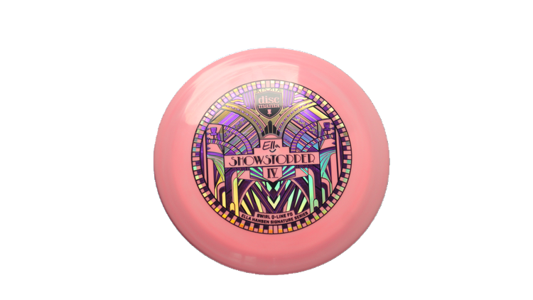 Discmania 2026 Show Stopper 4 - Ella Hansen Signature Series Swirl Q-Line Premier FD Fairway Driver Front View