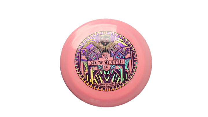 Discmania 2026 Show Stopper 4 - Ella Hansen Signature Series Swirl Q-Line Premier FD Fairway Driver Front View