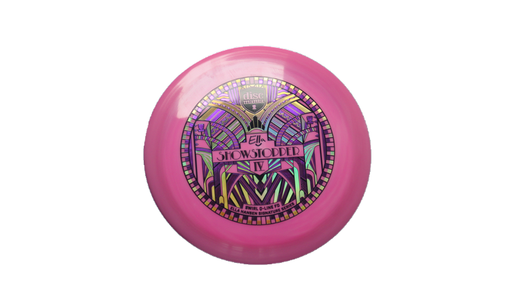 Discmania 2026 Show Stopper 4 - Ella Hansen Signature Series Swirl Q-Line Premier FD Fairway Driver Front View
