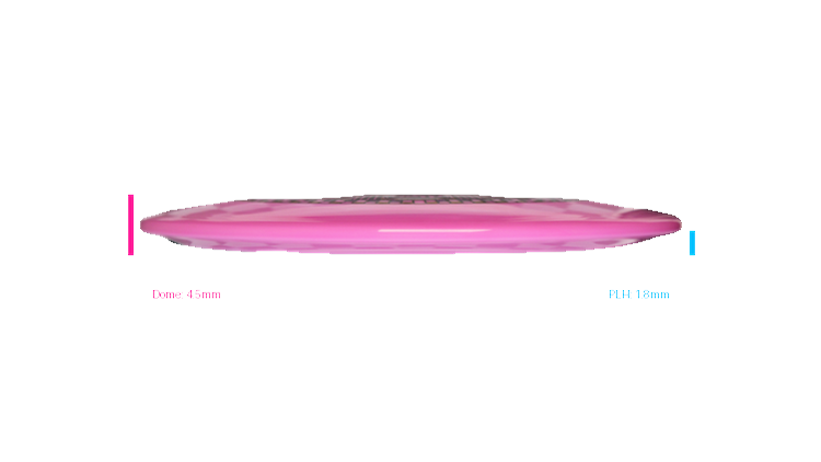 Discmania 2026 Show Stopper 4 - Ella Hansen Signature Series Swirl Q-Line Premier FD Fairway Driver Profile View