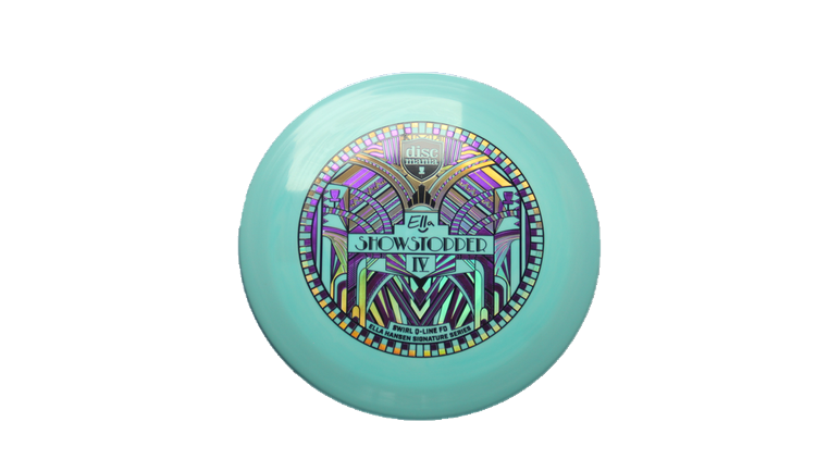 Discmania 2026 Show Stopper 4 - Ella Hansen Signature Series Swirl Q-Line Premier FD Fairway Driver Front View