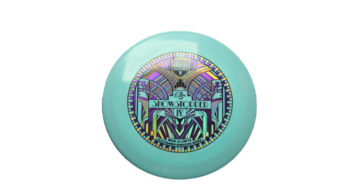 Discmania 2026 Show Stopper 4 - Ella Hansen Signature Series Swirl Q-Line Premier FD Fairway Driver Front View