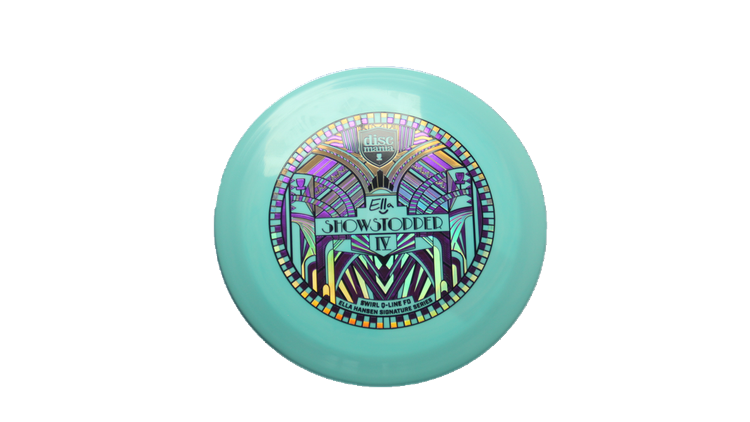 Discmania 2026 Show Stopper 4 - Ella Hansen Signature Series Swirl Q-Line Premier FD Fairway Driver Front View