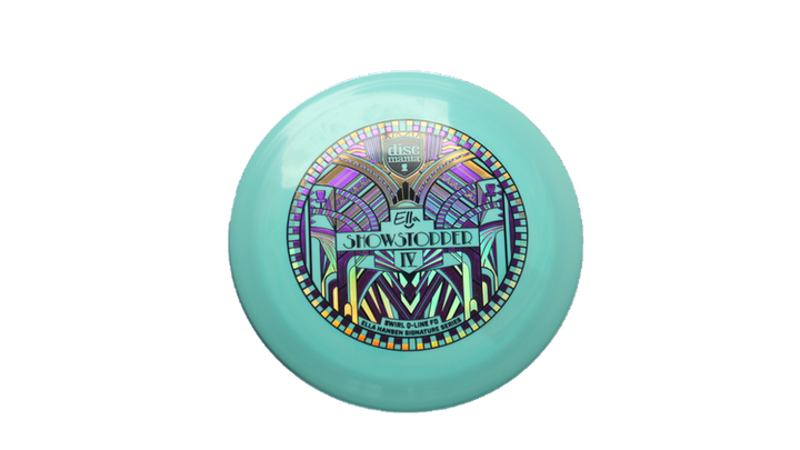 Discmania 2026 Show Stopper 4 - Ella Hansen Signature Series Swirl Q-Line Premier FD Fairway Driver Front View