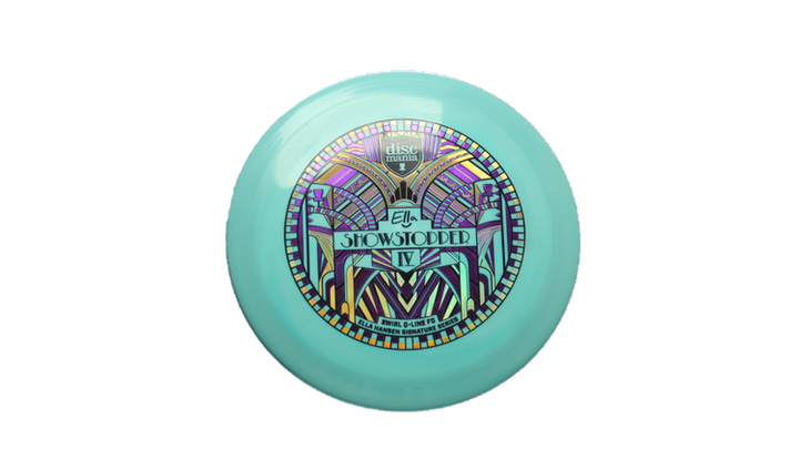Discmania 2026 Show Stopper 4 - Ella Hansen Signature Series Swirl Q-Line Premier FD Fairway Driver Front View