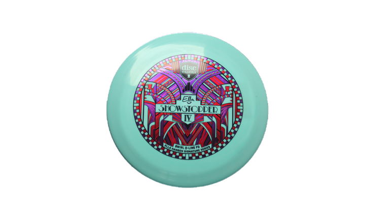 Discmania 2026 Show Stopper 4 - Ella Hansen Signature Series Swirl Q-Line Premier FD Fairway Driver Front View