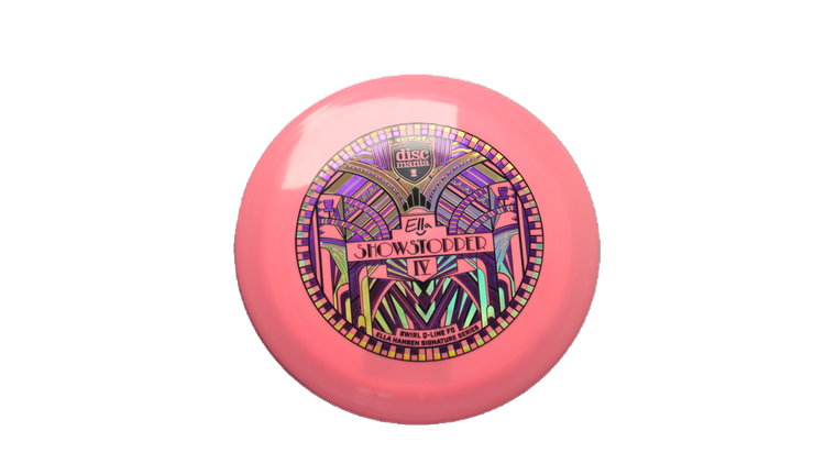 Discmania 2026 Show Stopper 4 - Ella Hansen Signature Series Swirl Q-Line Premier FD Fairway Driver Front View