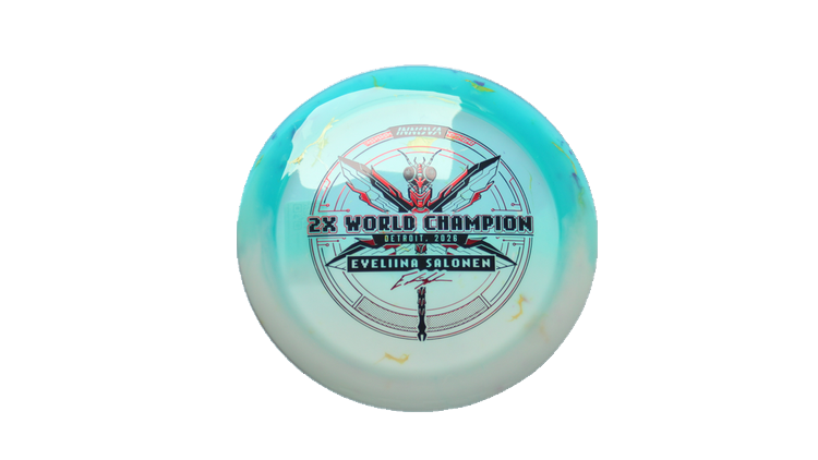 Innova 2026 Eveliina Salonen Commemorative Party Time Duo Destroyer Distance Driver Front View