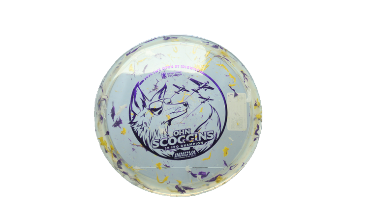 Innova 2026 Ohn Scoggins Commemorative Party Time Fox Midrange Front View