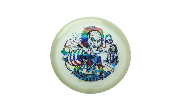 Discraft 2026 Halloween Mega-Glo Buzzz Midrange Front View
