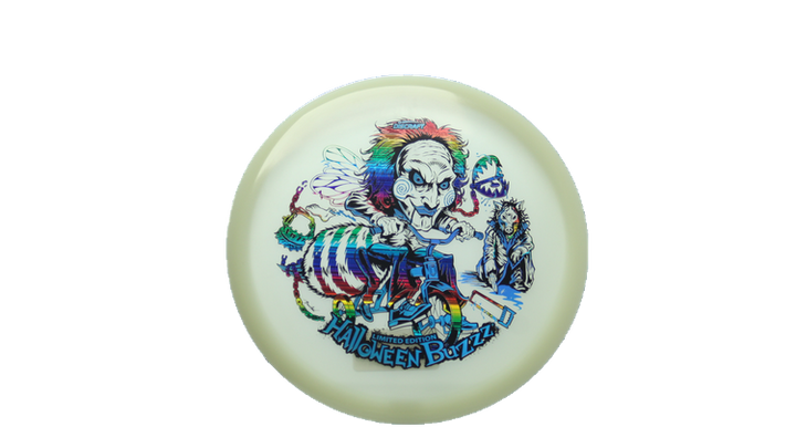 Discraft 2026 Halloween Mega-Glo Buzzz Midrange Front View