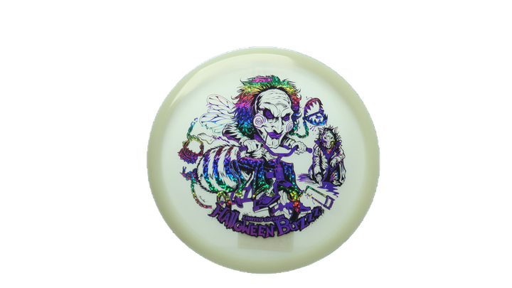 Discraft 2026 Halloween Mega-Glo Buzzz Midrange Front View