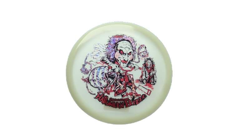 Discraft 2026 Halloween Mega-Glo Buzzz Midrange Front View