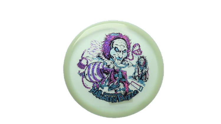 Discraft 2026 Halloween Mega-Glo Buzzz Midrange Front View