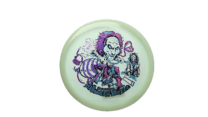 Discraft 2026 Halloween Mega-Glo Buzzz Midrange Front View