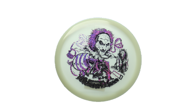 Discraft 2026 Halloween Mega-Glo Buzzz Midrange Front View