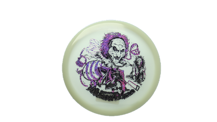 Discraft 2026 Halloween Mega-Glo Buzzz Midrange Front View