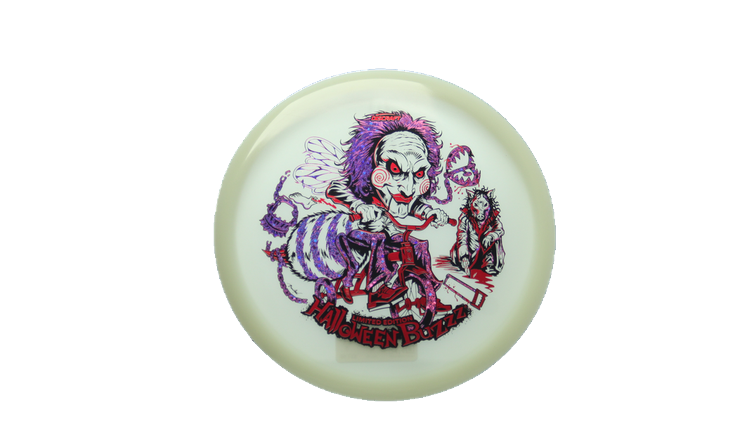 Discraft 2026 Halloween Mega-Glo Buzzz Midrange Front View