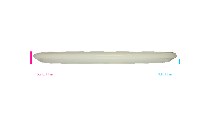 Discraft 2026 Halloween Mega-Glo Buzzz Midrange Profile View
