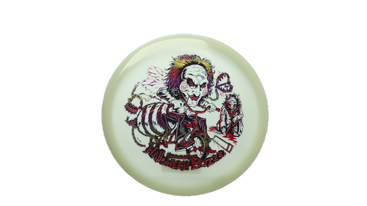 Discraft 2026 Halloween Mega-Glo Buzzz Midrange Front View