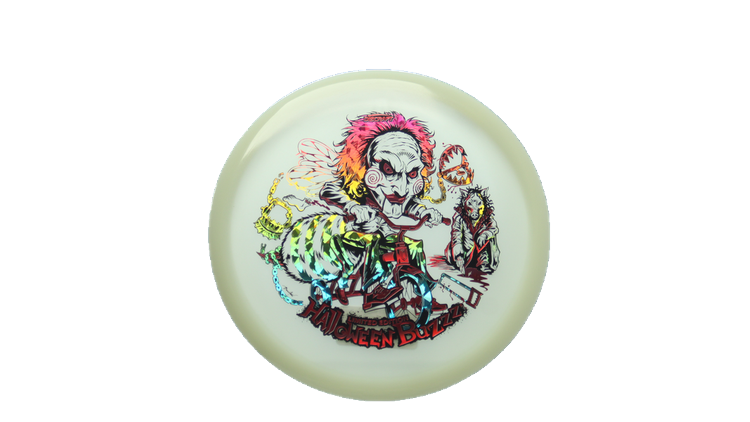 Discraft 2026 Halloween Mega-Glo Buzzz Midrange Front View