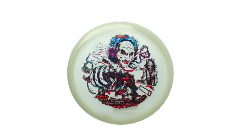 Discraft 2026 Halloween Mega-Glo Buzzz Midrange Front View